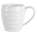 Clayre & Eef Tasse 300 ml Weiß Keramik Rund