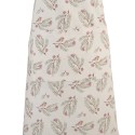 Clayre & Eef Kitchen Apron 70x85 cm Beige Green Cotton Pine Branch