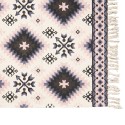 Clayre & Eef Rug 140x200 cm White Black Cotton Rectangle