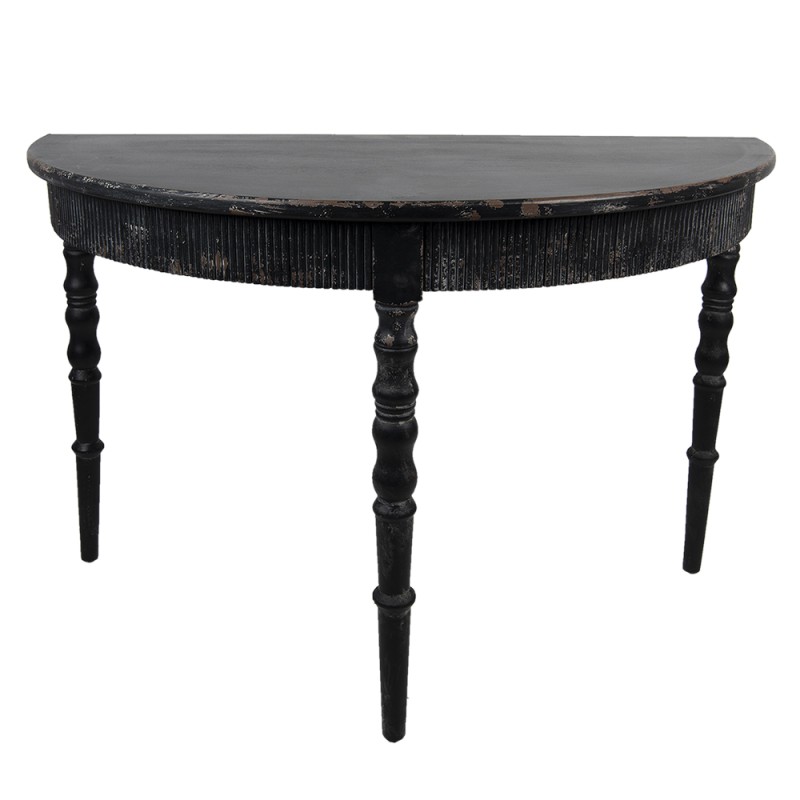 Clayre & Eef Side Table 120x60x80 cm Black Wood