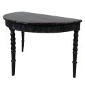 Clayre & Eef Table d'appoint 120x60x80 cm Noir Bois