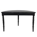 Clayre & Eef Side Table 120x60x80 cm Black Wood