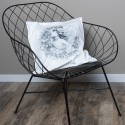 Clayre & Eef Cushion Cover 45x45 cm White Polyester Square Angel