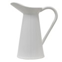 Clayre & Eef Wash Jug 23x13x25 cm White Ceramic Round