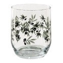 Clayre & Eef Water Glass 300 ml Glass Olive Branch