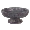 Clayre & Eef Decorative Bowl Ø 31x14 cm Purple Grey Concrete Round