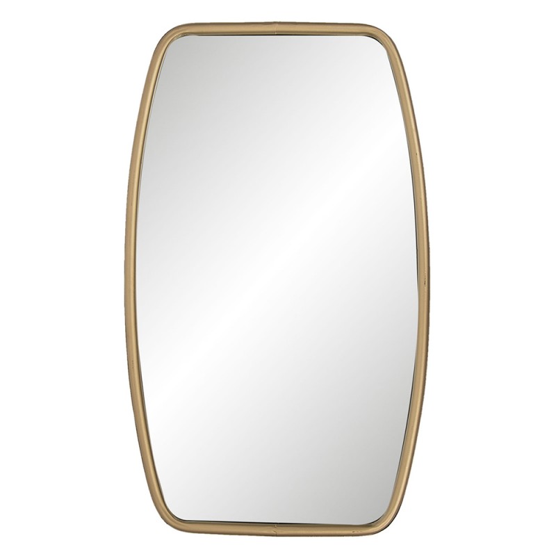 2Clayre & Eef Mirror 35x60 cm Gold colored Wood