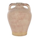 Clayre & Eef Vase Ø 19x25 cm Rose Beige Céramique Rond