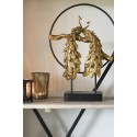Clayre & Eef Statuetta Pavone 38x38x49 cm Color oro Poliresina