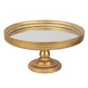 Clayre & Eef Decorative Bowl Ø 27x13 cm Gold colored Plastic Round