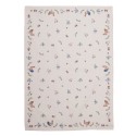 Clayre & Eef Tea Towel 50x70 cm Beige Blue Cotton Chicken and Rooster