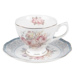 Cup and Saucer White 12x9x7...