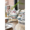 Clayre & Eef Tea for One 400 ml Blue White Porcelain Flowers