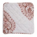 Clayre & Eef Kussenhoes  40x40 cm Wit Katoen Polyester Vierkant