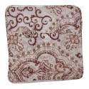 Clayre & Eef Kussenhoes  40x40 cm Wit Katoen Polyester Vierkant