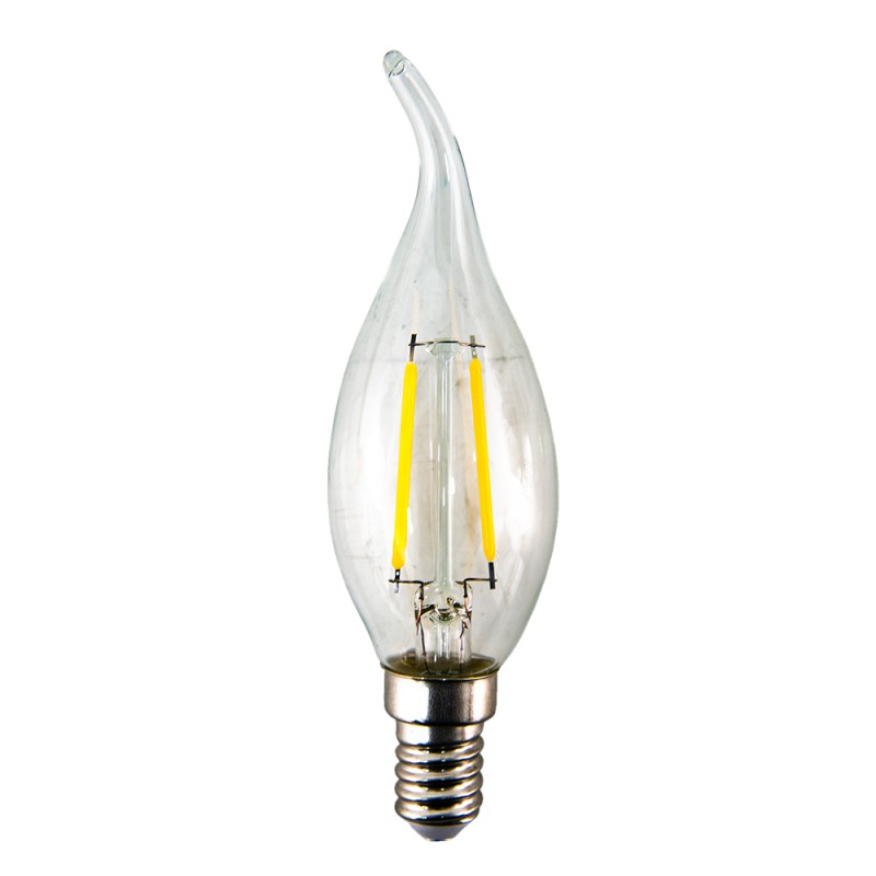Clayre & Eef LED Lamp  3 cm E14/2W Glas