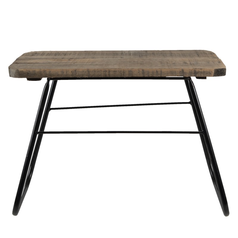Clayre & Eef Plant Table 41x21x27 cm Brown Wood Iron