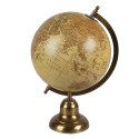 Clayre & Eef Globe 22x33 cm Yellow Brown Wood Iron Round