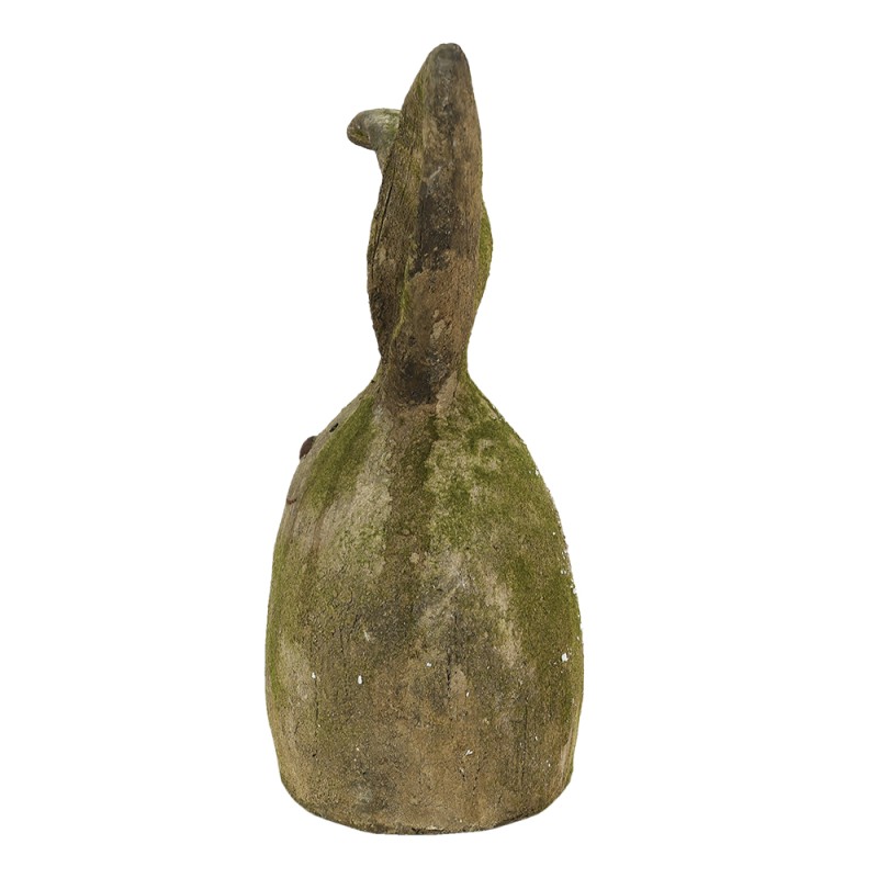 Clayre & Eef Figurine Lapin 53 cm Beige Vert Pierre
