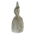 Clayre & Eef Figurine Lapin 53 cm Gris Beige Pierre