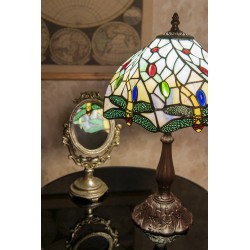 LumiLamp Lampe de table Tiffany Ø 27*48 cm E27/max 1*60W