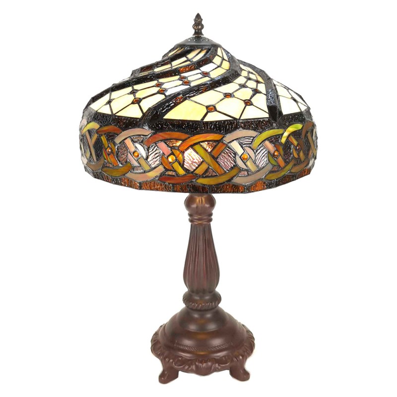 2LumiLamp Lampe de table Tiffany Ø 34*58 cm E27/max 2*60W