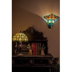 LumiLamp Lampe de table Tiffany Ø 30*49 cm E27/max 1*60W