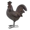 2Clayre & Eef Statue Rooster 19*9*24 cm Grey Brown