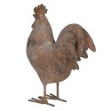 2Clayre & Eef Statue Rooster 19*9*24 cm Grey Brown