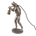 Clayre & Eef Table Lamp Frog 24x18x49 cm Copper colored Plastic