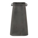 Clayre & Eef Vase 20x20x36 cm Grey Metal