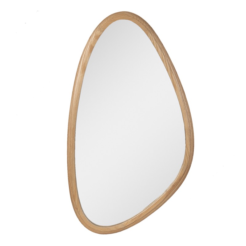 Clayre Eef Wall Mirror 52s254 40 70, Rose Gold Round Pebble Wall Mirror Large