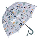 Juleeze Parapluie pour enfants Ø 65x65 cm Bleu Plastique Panda