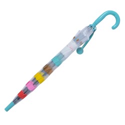 Juleeze Kinderparaplu  Ø 65x65 cm Blauw Kunststof Wolken