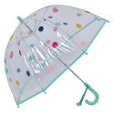 Juleeze Children's Umbrella Ø 65x65 cm Green Plastic Dots