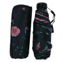 Juleeze Parapluie pour adultes Ø 92 cm Noir Polyester Fleurs