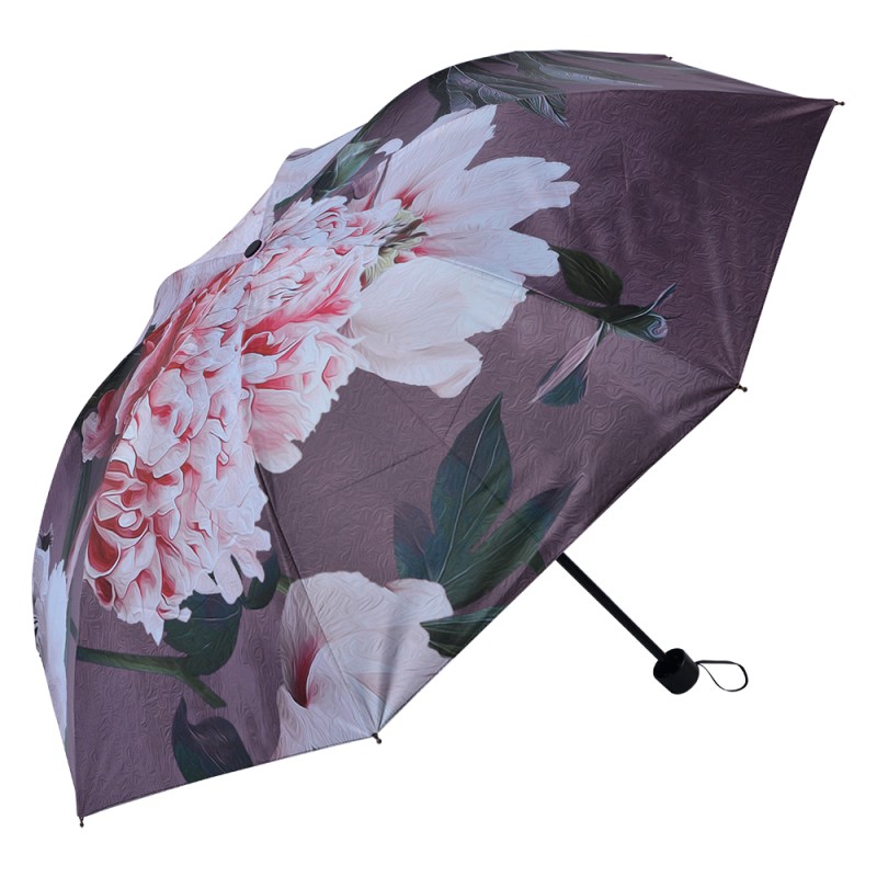Juleeze Adult Umbrella Ø 95 cm Pink Polyester Flowers