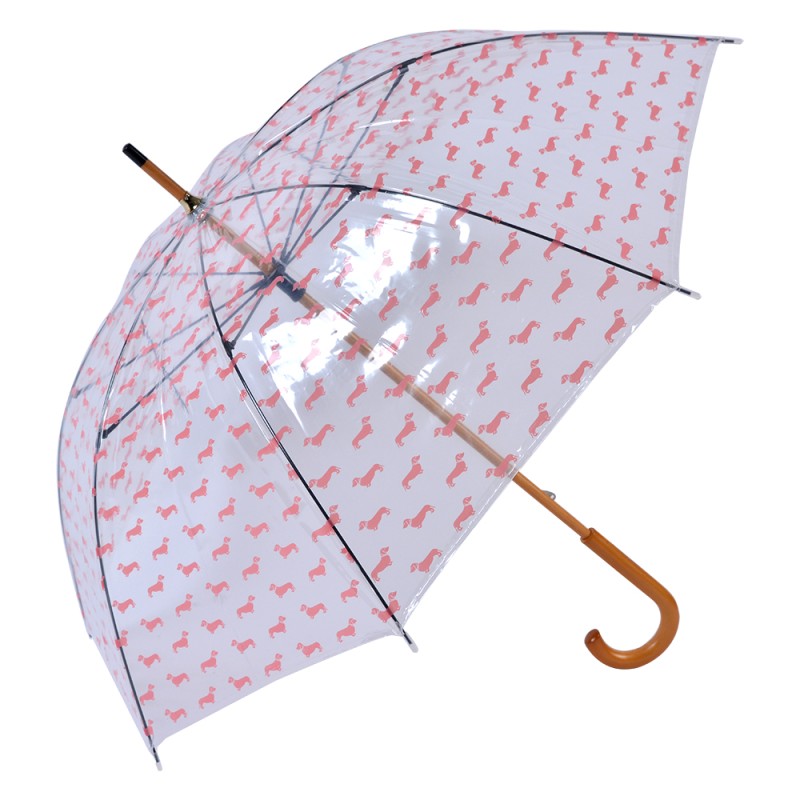 Juleeze Parapluie pour adultes Ø 60 cm Rouge Plastique Chiens