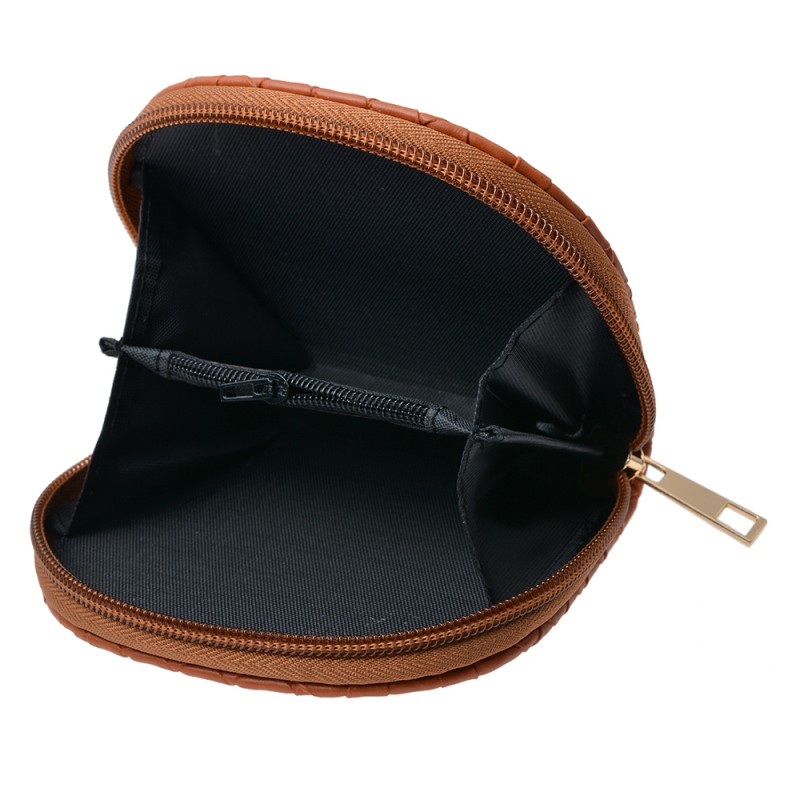 Juleeze Brieftasche 12x10 cm Braun Kunststoff