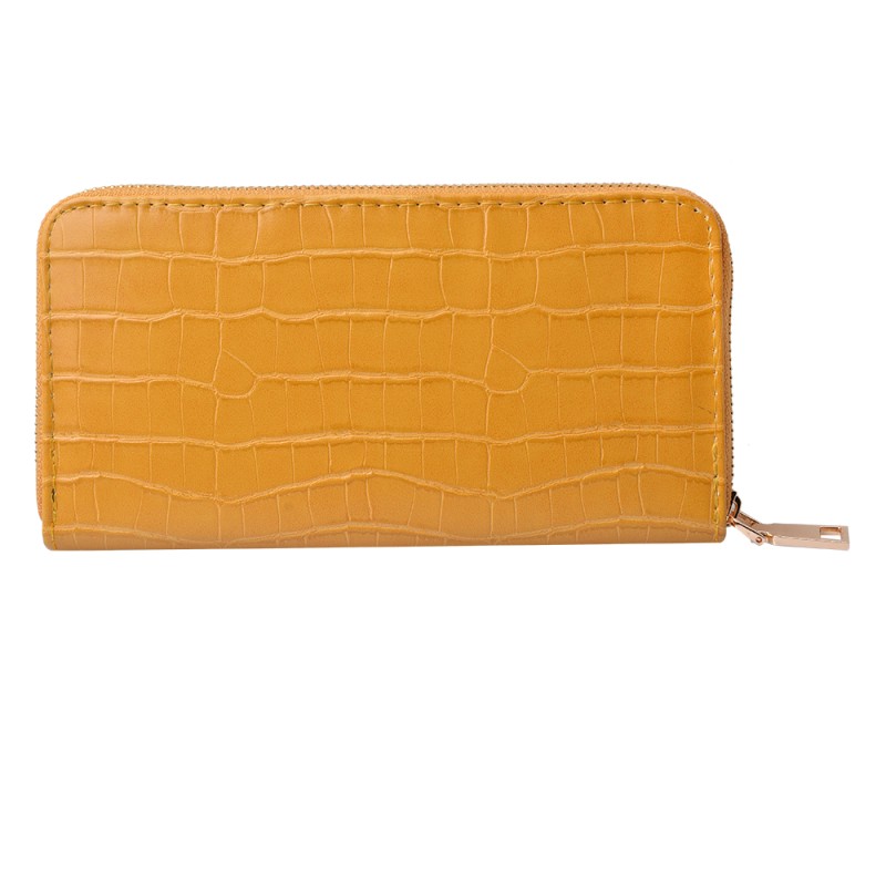 Juleeze Brieftasche 19x9 cm Gelb Kunststoff