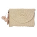 Juleeze Borsa a mano da donna 27x20 cm Beige Poliestere