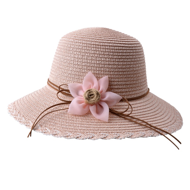 Juleeze Chapeau de femme Rose Paille en papier