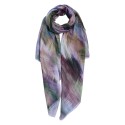 Juleeze Printed Scarf 90x180 cm Green Synthetic