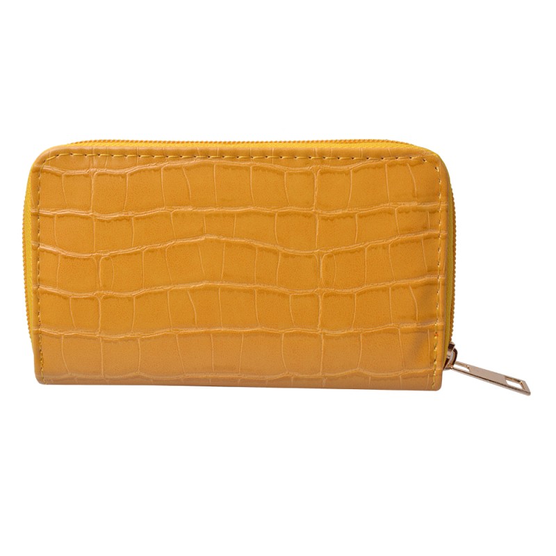 Juleeze Brieftasche 19x9 cm Gelb Kunststoff