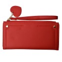 Juleeze Brieftasche 19x11 cm Rot Kunststoff