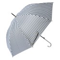 Juleeze Erwachsenen-Regenschirm Ø 100 cm Weiß Polyester Streifen