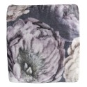 Clayre & Eef Couverture 130x180 cm Noir Jaune Polyester Rectangle Fleurs
