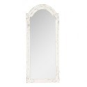 Clayre & Eef Mirror 58x135 cm White Grey Wood