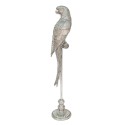 Clayre & Eef Figurine Parrot 103 cm Grey Polyresin