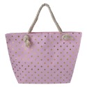 Juleeze Beach Bag 56x37 cm Pink Polyester Dots